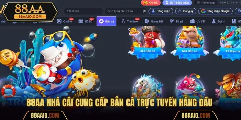 88AA đơn vị cung cấp game online hàng đầu hiện nay 